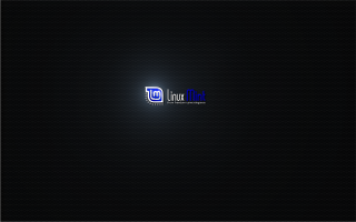 Dark background linux flight logo - a logo free wallpaper