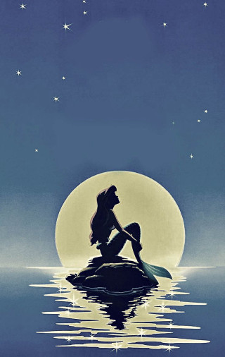 Woman sitting rock water full - a rock free wallpaper