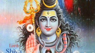 Hindu god flute sky stars - a painting of a hindu god free wallpaper