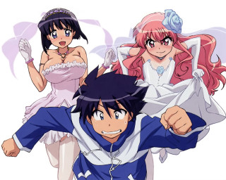 Anime characters group photo woman - a picture together free wallpaper