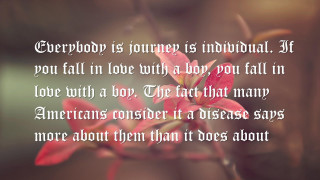 Flower quote journey love american - a boy free wallpaper