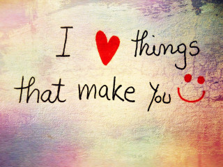Love message wall smile crossstitch - free love wallpaper