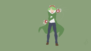 Cartoon character green coat red - a green coat free wallpaper