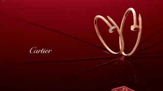 Red background earbuds caption image - jewelry free wallpaper