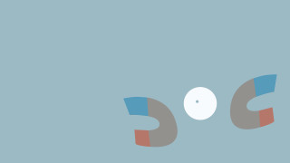 Blue grey background white black - a red circle free wallpaper