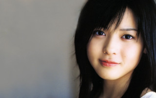 Woman black hair blue eyes 4 - black hair free wallpaper
