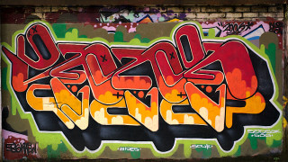 Graffiti wall fire hydrant background - graffiti paint free wallpaper