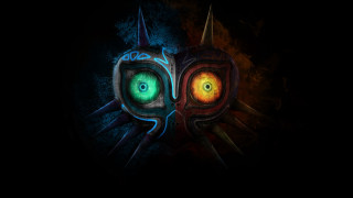 Strange creature glowing eyes spikes - game art free wallpaper