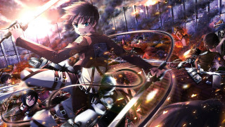 Anime character bike city fireball - analytical free wallpaper