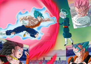 Dragon ball man woman series - epic scene free wallpaper
