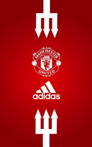 Red background white arrows manchester - dave allsop free wallpaper