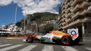Race car parked street large - a race car free wallpaper