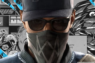 Comic man baseballcap bandana mask - concept art free wallpaper for desktop