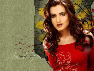 Woman red shirt skull green - a skull free wallpaper