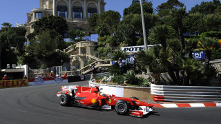 Red race car track clock - a red race car free wallpaper
