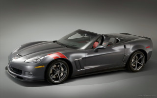 Silver sports car red stripe 9 - a red seat free wallpaper