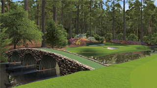 Golf course bridge pond green - alexander brook free wallpaper