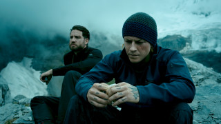 Two men mountain background fog - a cigarette free wallpaper for desktop