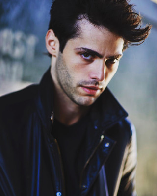 Man black jacket black shirt 4 - david lazar free wallpaper