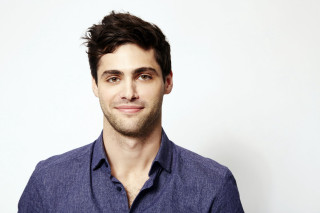 Man blue shirt smile white - beautiful bone structure free wallpaper