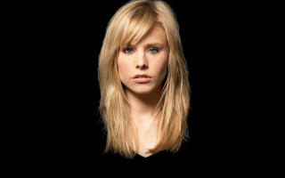 Blonde woman blue eyes black - blue eye free wallpaper for desktop