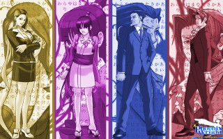 Anime characters group tree building - neofauvism free wallpaper