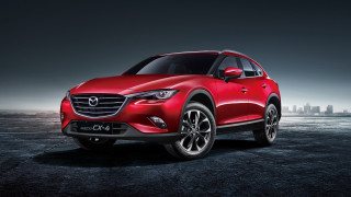 Red mazda cx4 night city - conroy maddox free wallpaper