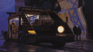 Truck checkered man city street - craig mullins free wallpaper