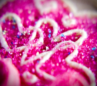 Pink white cake sprinkles number - kitsch movement free wallpaper