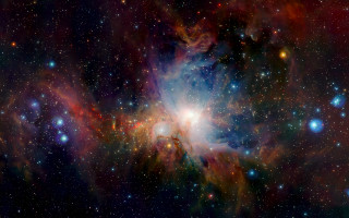 Large star cluster bright light - large star cluster in the sky free wallpaper