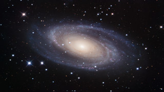 Large spiral galaxy stars black - a black sky background free wallpaper