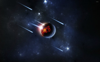 Red planet two stars red - a red planet free wallpaper