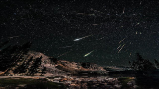 Night sky stars mountain stream - night sky free wallpaper