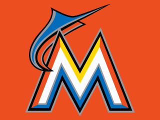 Miami marlins logo orange blue - an orange background free wallpaper