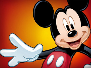 Cartoon mickey mouse red background - pixar and disney animation free wallpaper