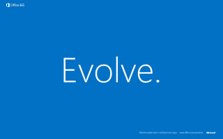 Blue background evolve white letters - 4k resolution free wallpaper