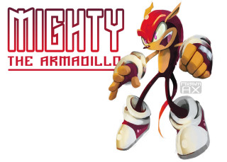 Cartoon character red white background 2 - official art free wallpaper for desktop