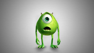 Green monster horns eyes gray - a green monster free wallpaper