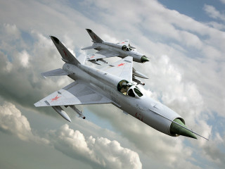 Fighter jets flying sky clouds 7 - two fighter jet free wallpaper