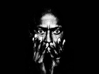 Man hands face dark covering - black arts movement free wallpaper