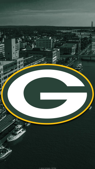 Green bay packers logo cityscape - antipodean free wallpaper