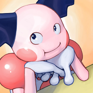 Cartoon character hugging stuffed animal - its face free wallpaper