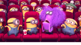 Cartoon characters movie theater purple - a purple hair free wallpaper