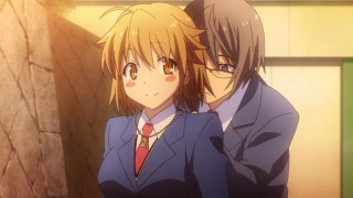 Couple people standing room door 3 - kyoto animation free wallpaper for desktop