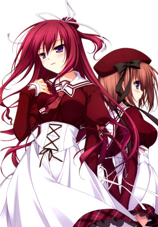 Anime girls long hair red 6 - red hair free wallpaper