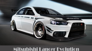 White car driving street bridge - concept design free wallpaper