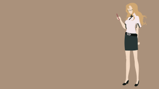 Woman skirt cell phone serious - figurativism free wallpaper