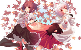 Anime girls long hair white 5 - anime art free wallpaper