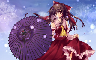 Woman red dress purple umbrella - a woman free wallpaper
