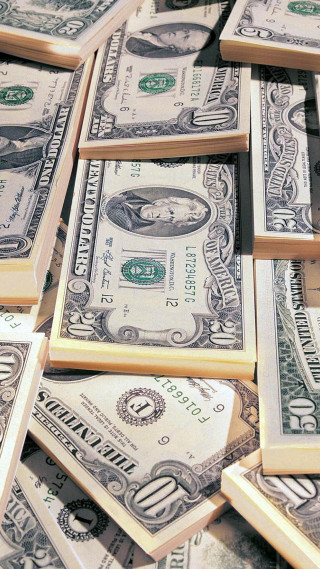 Pile of money table cellphone - top of a table next free wallpaper